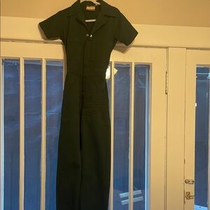 Dark Green Big Bud Press Jumpsuit